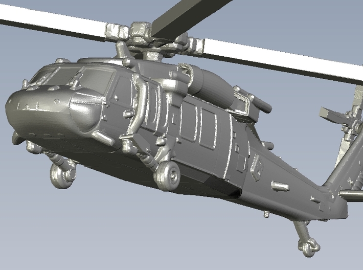 1/285 scale Sikorsky UH-60 Black Hawk x 1 3d printed 