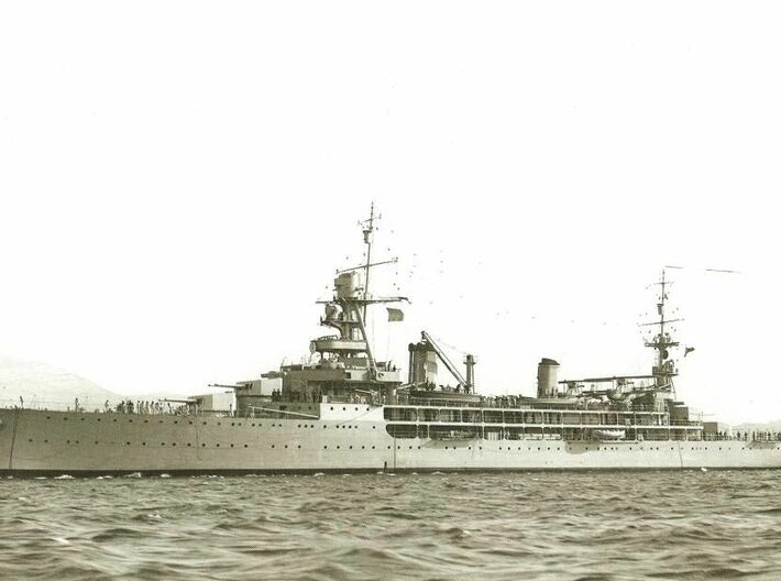 Nameplate Jean de Vienne 3d printed La Galissonnière-class cruiser Jean de Vienne.