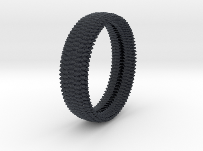 SCALES BANGLE WIDE 3in ID 3d printed 