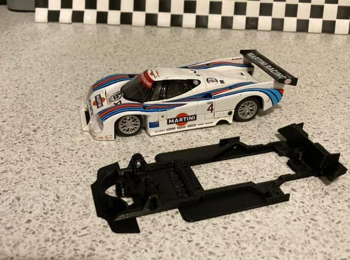 Chassis for Slot It Lancia LC2 84 3d printed 