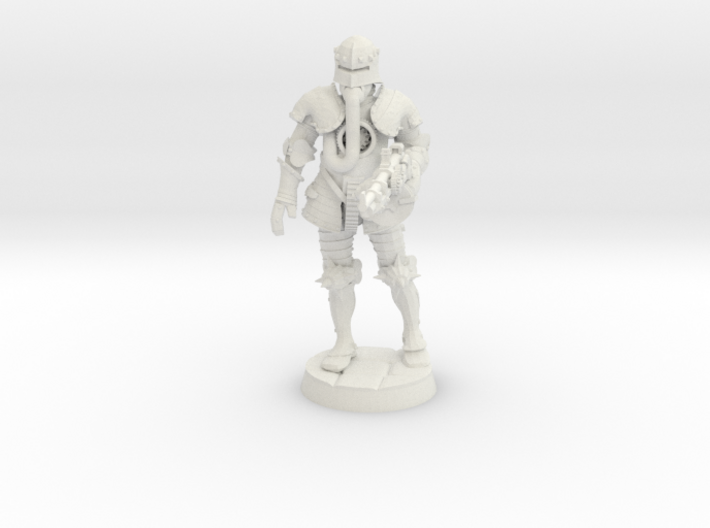 Steampunk Musketeer 3d printed