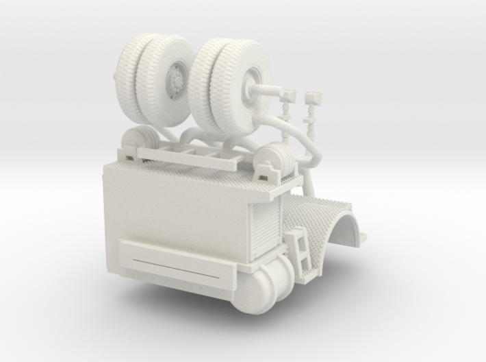 1/64 Tiller Tractor rear section 3d printed