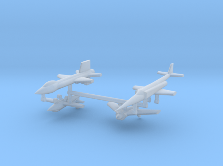 1/700 Experimental Aircraft Set 1 3d printed