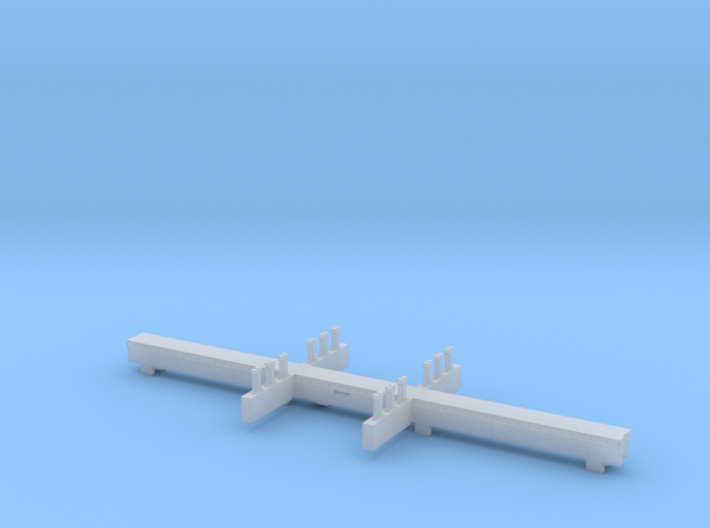 Truss Rod Underframe for 36' HO Accurail Boxcar 3d printed