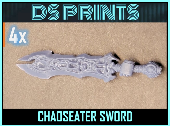 CHAOSEATER from DARKSIDERS x4 compatable with WH 3d printed 