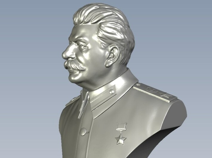 1/9 scale Joseph Stalin leader of USSR bust A 3d printed 