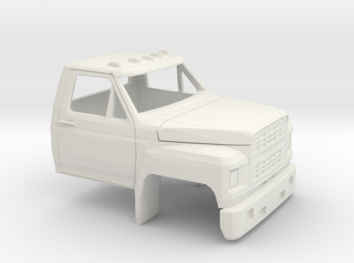 1/25 1980-86 Ford F-600 Cab 3d printed