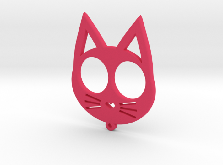 Cat Keychain 3d printed