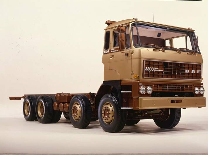 DAF 2800/3300 8x4 chassis wb 5.0m  3d printed original truck