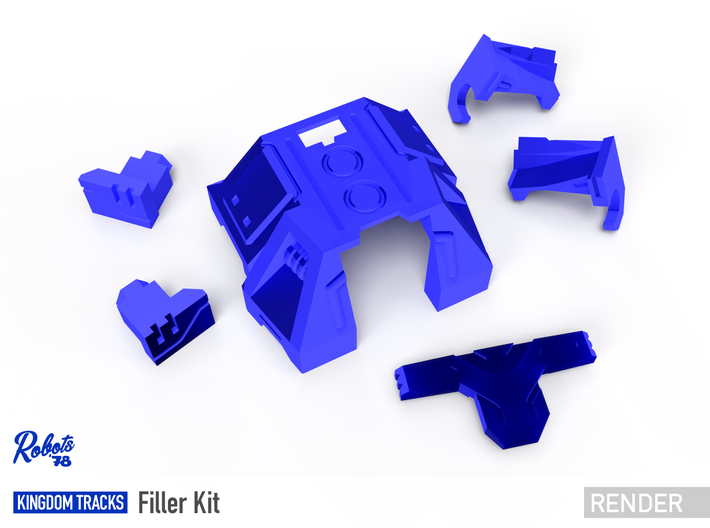 Kingdom Tracks Filler Kit 3d printed 