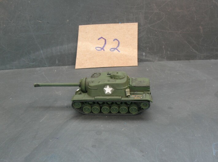 1/144 Gun Tank T110E3 3d printed Photo Credit: Charles Carroll