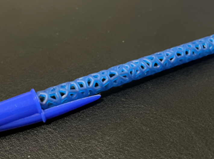 Voronoi Bic Pen 3d printed 