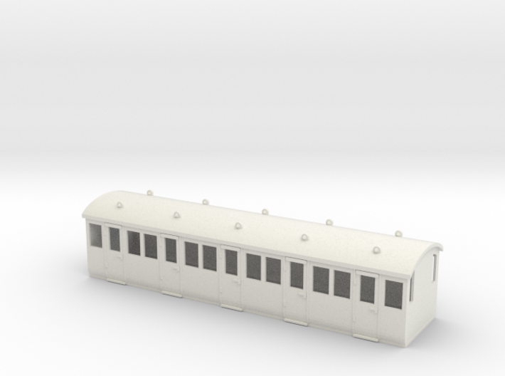 HO/OO RWS Branchline Passenger Coach Shell v1.5 3d printed