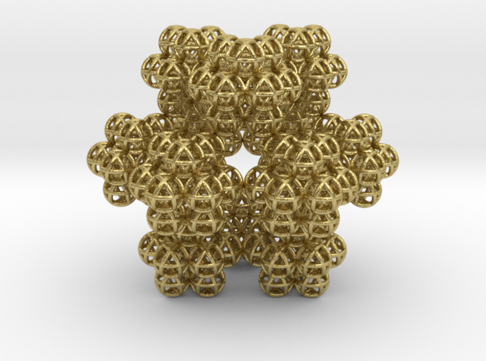 Fractal Vector Equilibriums (Cuboctahedrons) 3d printed