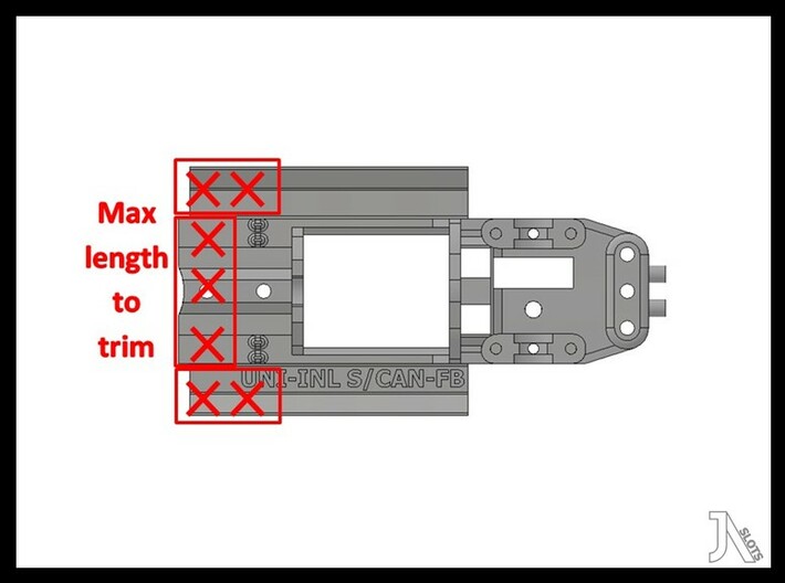 Universal Chassis-36mm Front (INL,S/Can,Flgd bush) 3d printed 