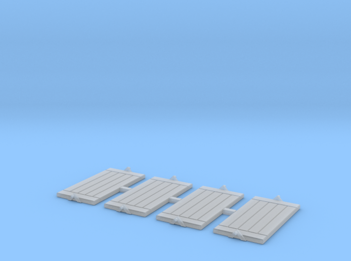 Outrigger pads 1 x 1,96m (4x) 3d printed
