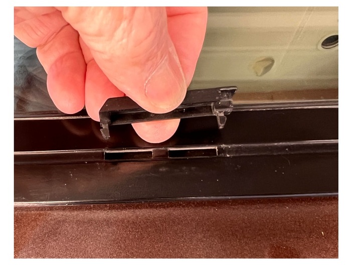 Left & Right Weep Hole Covers 3d printed MOUNTING EXAMPLE