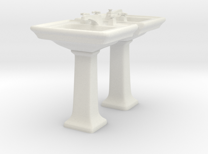 Toilet Sink Ver03. 1:30 Scale 3d printed