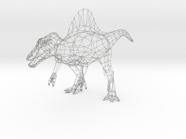 Spinosaurus Wire Mesh 3d printed