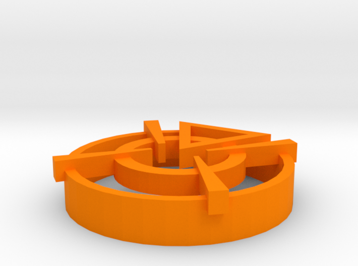Orange/Avarice Lanterns Logo 3d printed
