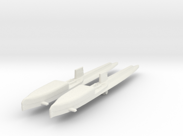 USS Grayback SSG-574 waterline 3d printed