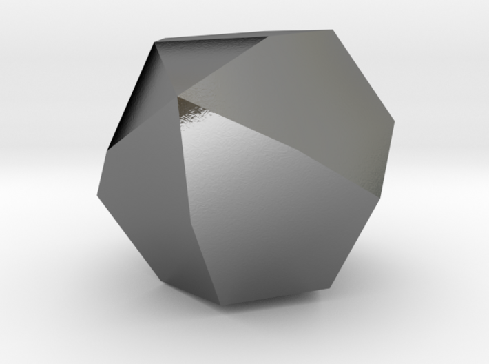 59. Parabiaugmented Dodecahedron - 10mm 3d printed
