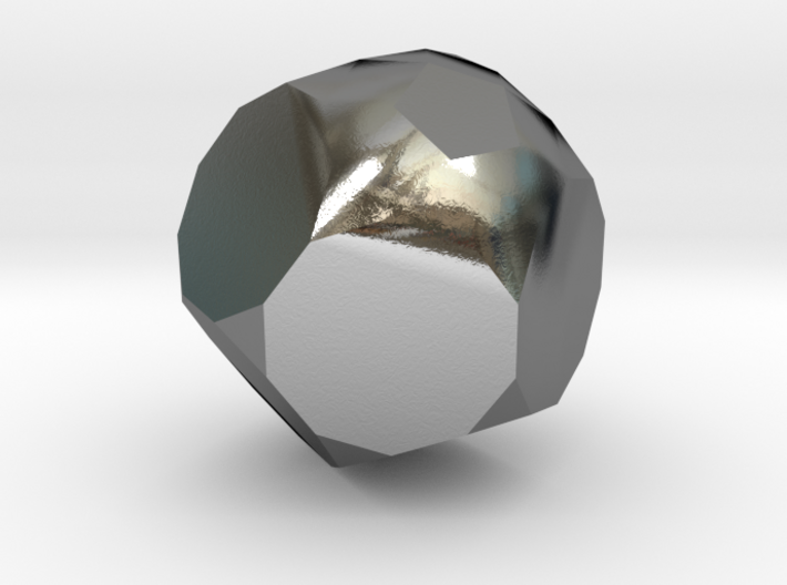69. Parabiaugmented Truncated Dodecahedron - 10mm 3d printed