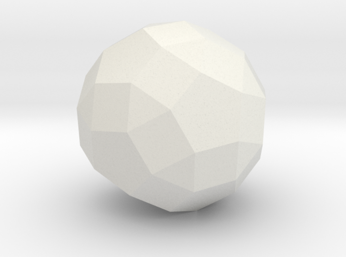 76. Diminished Rhombicosidodecahedron - 1in 3d printed