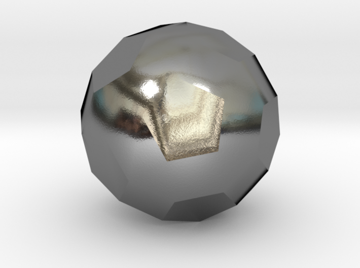 78. Metagyrate Diminished Rhombicosidodecahedron - 3d printed