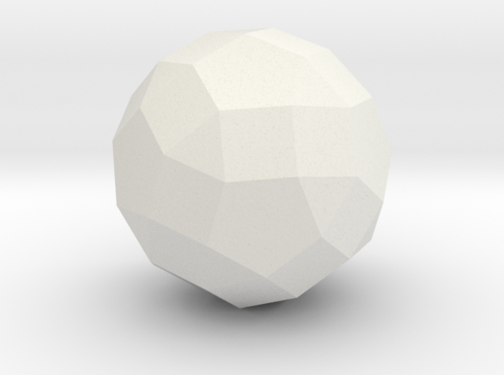 79. Bigyrate Diminished Rhombicosidodecahedron - 1 3d printed