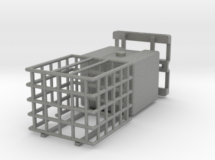 IBC Water Tank 1100 Parted 1-25 Scale 3d printed