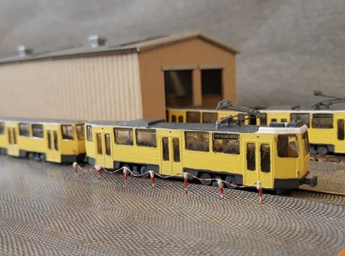 Berliner Tram Tatra T6A2 (Z - 1:220) 3d printed 