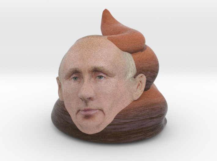 Pootin the Vladimir Putin russian piece of shit 3d printed