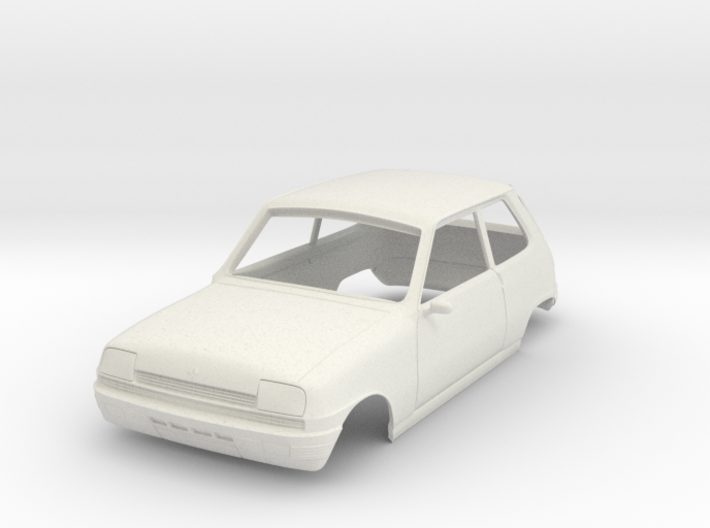 Renault 5 3p 3d printed