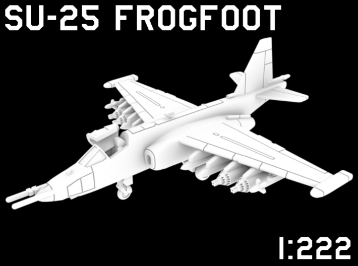 1:222 Scale Su-25 Frogfoot (Loaded, Stored) 3d printed
