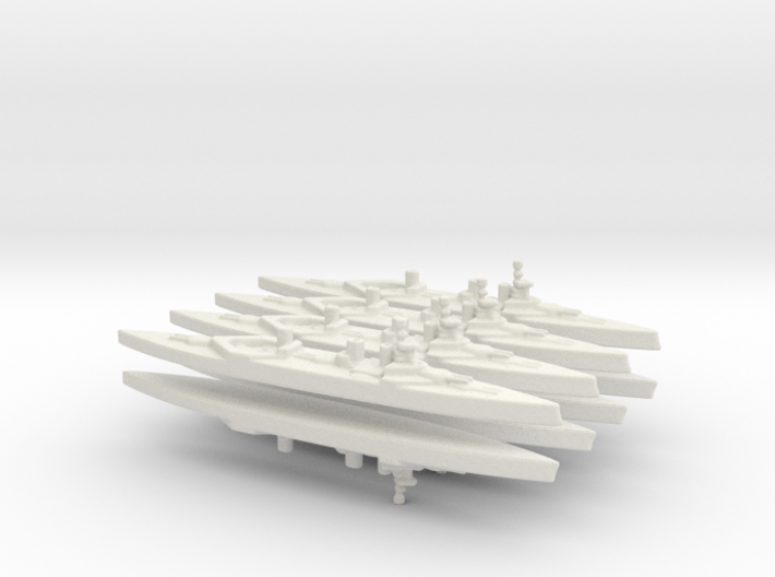 HMS Lion 6cm x 8 game pieces 3d printed