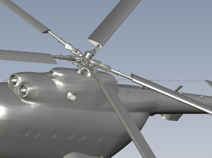 1/700 scale Mil Mi-14 Haze helicopter x 1 3d printed 