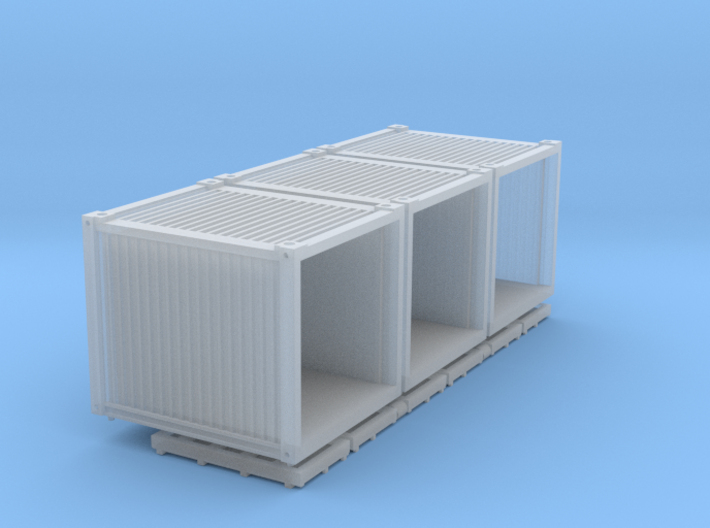3x 10 ft Std-Container 3d printed