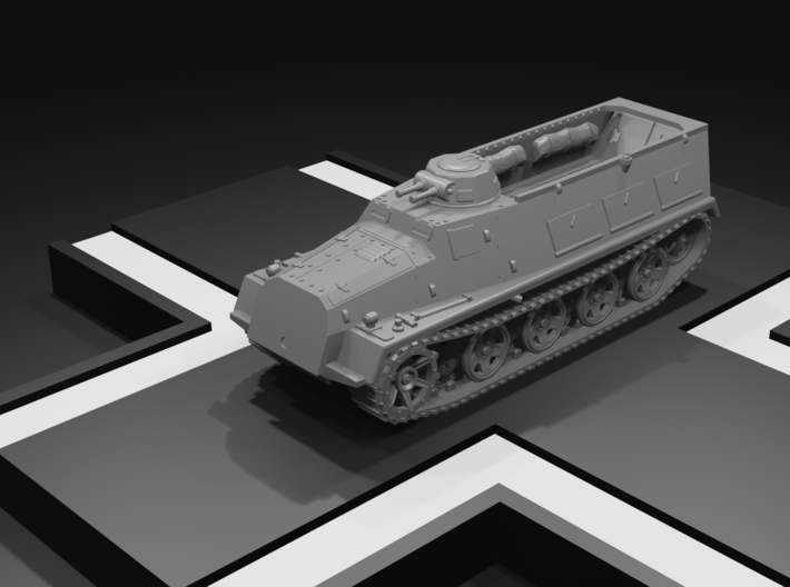 1/144 Fully-Tracked sWS Schützenpanzerwagen 3d printed
