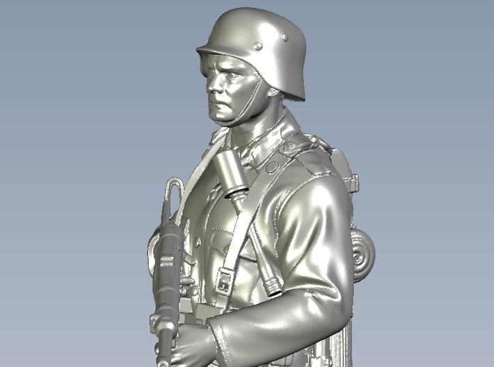 1/15 scale WWII Wehrmacht infantry soldier 3d printed 