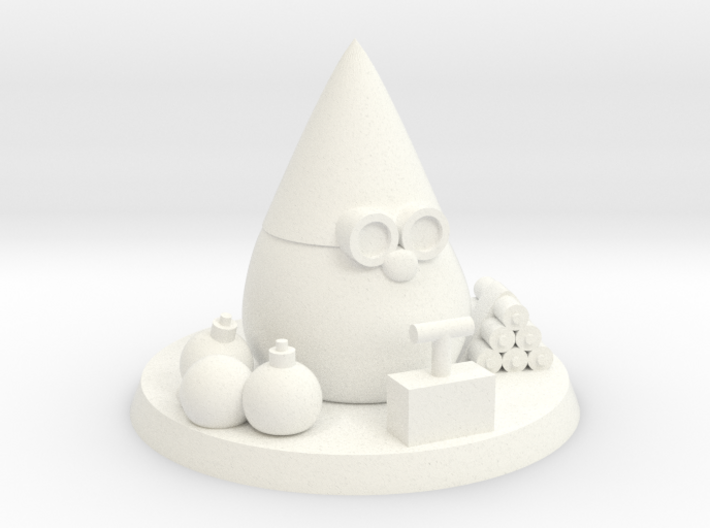 Shrumling Demolition Specialist (Puffball Gnome) 3d printed