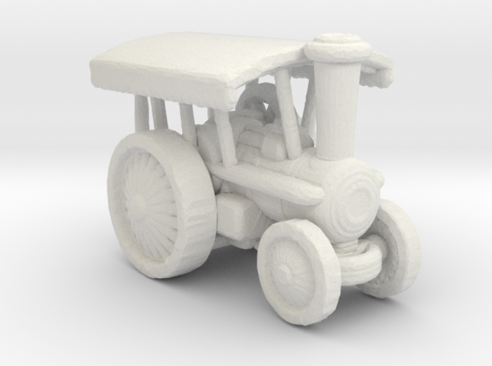 1886 Steam Tractor 1:160 scale White only 3d printed