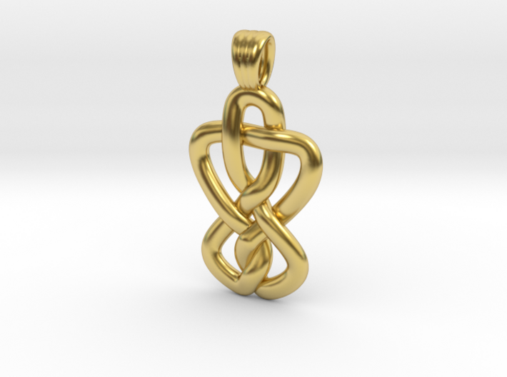 Knot [pendant] 3d printed