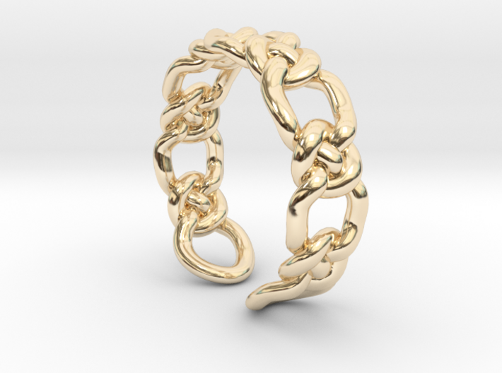 Knots - large model [open ring] 3d printed