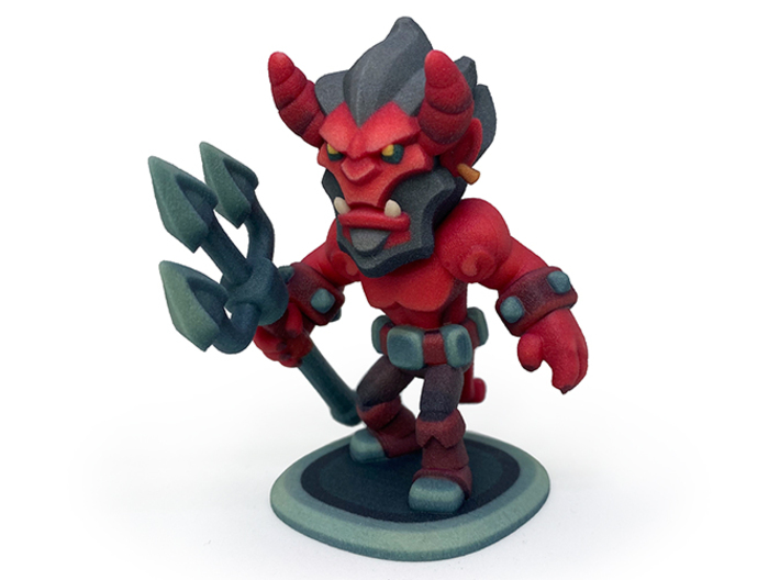 Demon Boss 3d printed