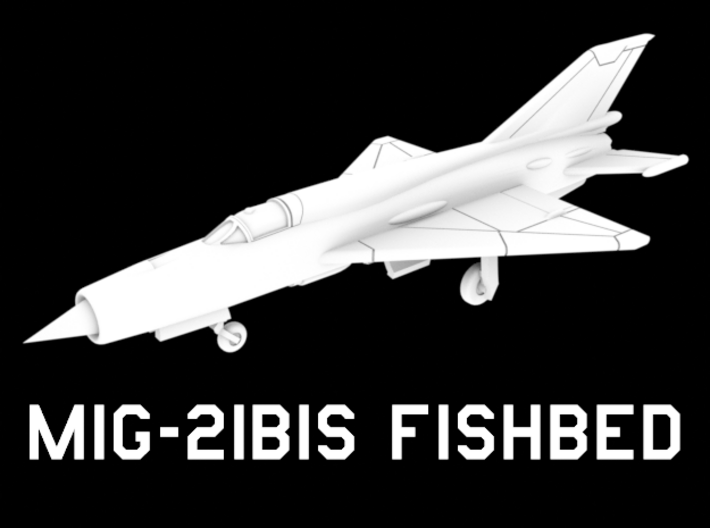 MiG-21bis Fishbed (Clean) 3d printed