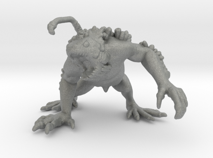 Angler creature miniature model fantasy games rpg 3d printed