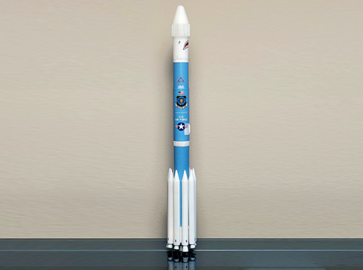1/200 Delta II rocket 3d printed 