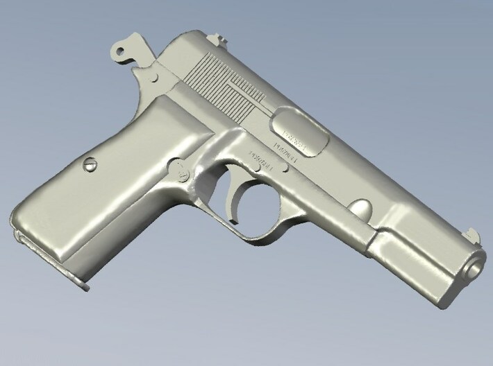 1/16 scale FN Browning Hi Power Mk I pistol Ac x 5 3d printed 