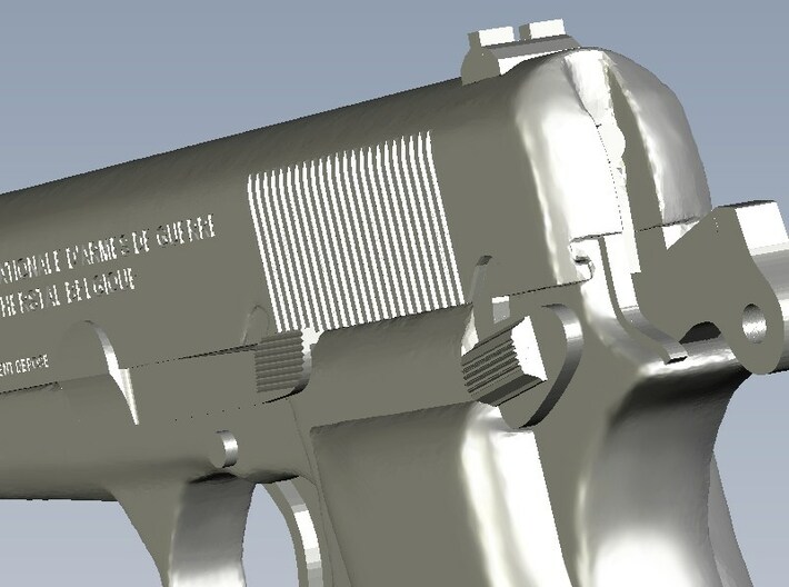 1/16 scale FN Browning Hi Power Mk I pistol Ac x 1 3d printed 